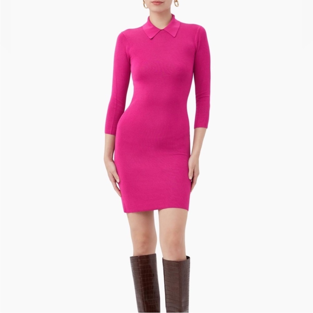 Trina Turk Bookish Collard Minidress